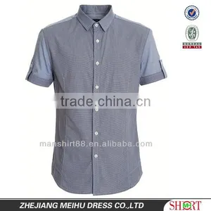 Custom Short Sleeves Mens End-on-end Work Shirt thumbnail-1