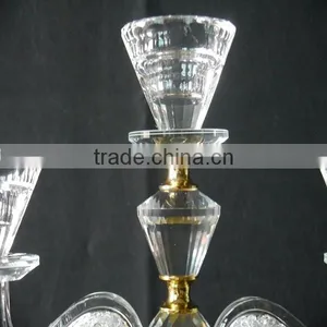 Hot Sale !!! Unique Crystal Candle Holders Wedding Table Decorations JKC-0007 thumbnail-6