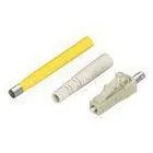CATV Simplex Multimode LC Optical Fiber Connector Beige Housing thumbnail-1