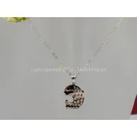 925 Silver Jewellery Set Pendant Necklace thumbnail-2