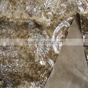 New Fashion Middle East Fabric,polyester Tricot Velvet, Warp Knitting Velvet Fabric thumbnail-1