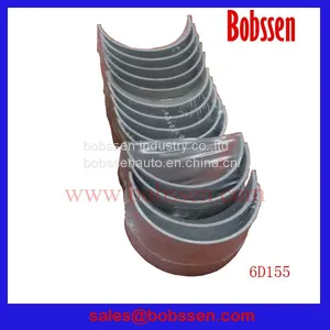 Main Metal Assy 6127-21-8000 Con Rod Bearing 6127-31-3041 S6D155 S6D155-T KOMATSU PARTS thumbnail-1