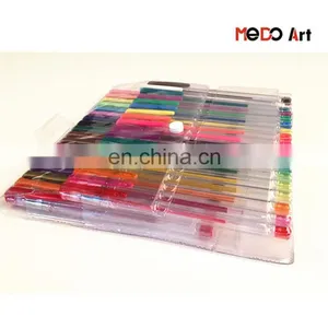 Two Layers PVC Bag Packing Colorful Gel Pen Set 48 for Artist Paiting thumbnail-4