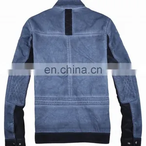 2017 Latest Design Mens Handsome pu Leather Gueqi Motrocycle Jacket thumbnail-3