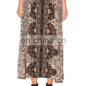 New Design High Waist Corean Long Maxi Skirt thumbnail-2