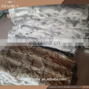 High Quality Natural Real Rabbit Fur Plate thumbnail-4