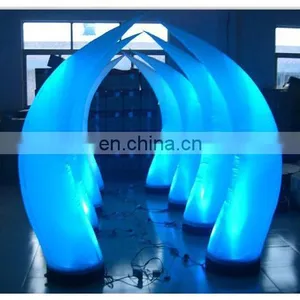 Inflatable Crescent Moon With Remote Controlled LED Light Bulb for Advertising Display thumbnail-1