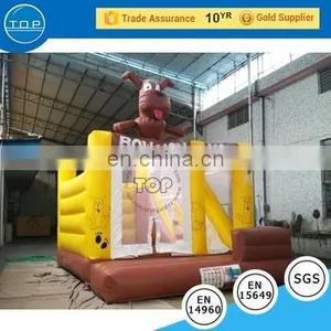 TOP INFLATABLES Multifunctional Baby Chair Princess Bouncer Castle Water Slide Material thumbnail-1