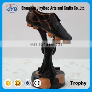 Creative Resin Gold and Black Color Gym Shoes Trophy thumbnail-5