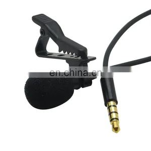 Lapel Omnidirectional Condenser Microphone Recording Clip On Mini Mic for IPhone And Android Mobile Phone,Tablet & PC thumbnail-1