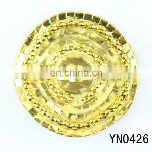 Cheap Round Rhinestone Shoe Accessories Shoes Buckle thumbnail-2
