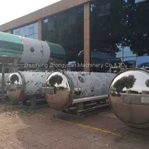 Three Parallel Water Bath Pothigh Pressure and High Temperature Cooking Sterilization Pot thumbnail-1