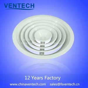 Round Ceiling Diffuser Vent With Damper thumbnail-4