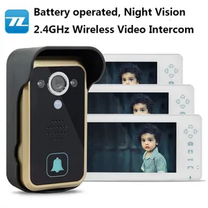 2.4GHz Digital Wireless Addams Family Doorbell Video Door Intercom TL-A700A thumbnail-1