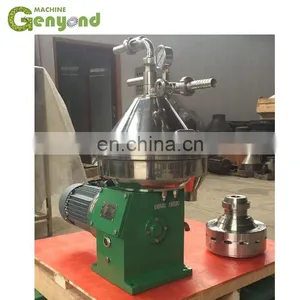 Shanghai Factory Small Industrial Milk Cream Fat Separating Equipment Skimmed Milk Disc Stack Centrifuge Separator Machine thumbnail-2