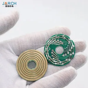 Ultra Thin Disc Slip Ring PCB Substrate Mini Conductive Slip Rings for Robotic Arm thumbnail-1