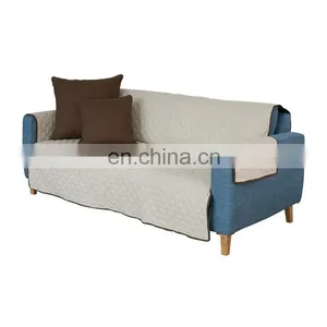 Home Fashion Dustproof Durable Conjoined Reversible Coffee and White Thicken Sofa Cover thumbnail-6