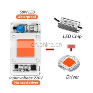 Top Selling AC110V 50W Full Spectrum Solderless Driverless Led COB Chip For Grow Light thumbnail-6