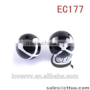Wholesale Round DIY Beads Glass Custom Printed Beads EC172(DIY) thumbnail-6