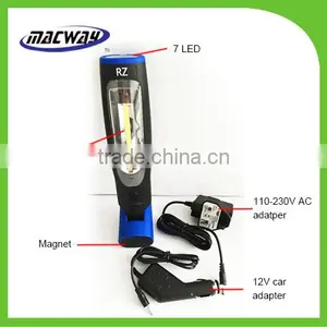 3W COB+7LED Rechargeable Led Flexiable Magnetic Work Light thumbnail-1