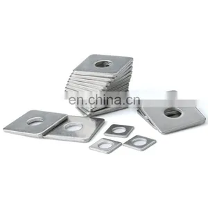 Carbon Steel Hot Dip Galvanized Flat Square Plate Washer thumbnail-1