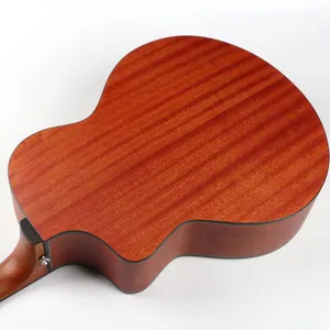 High Quality Plywood Acoustic Guitar 40 Inch OEM Guitar Made in China for Sale thumbnail-4
