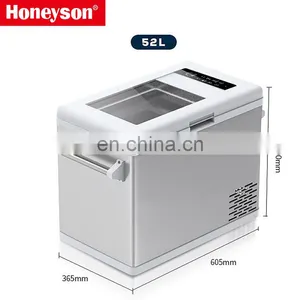 52L Car Fridges 12V Dc Mini Car Fridge Freezer Automobile Compressor Car Refrigerator thumbnail-1
