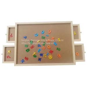 Wooden Jigsaw Puzzle Table Wooden Portable Puzzle Board Puzzle Table thumbnail-2