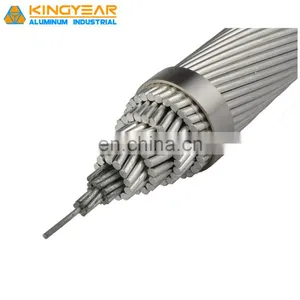 Factory Supply Price Steel-Core Aluminum Stranded Conductor Acsr/Aaac/Aac Cable 240mm Acsr Bare Conductor thumbnail-5