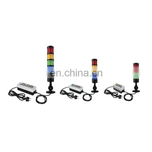 5 Colors Portable LED Signal Tower Light With Button and Plug LED Warning Light PNP/NPN thumbnail-4