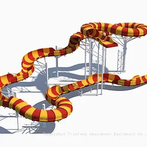Children's Water Park Slide Equipment Swimming Pool Entertainment Indoor Family Water Slide thumbnail-5