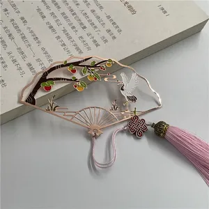 Custom Bookmarks For Metal Crafts Books Die Casting Gold Plated Metal Book Marks Bookmark thumbnail-5