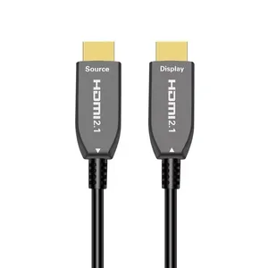 Optical Fiber HDMI 8K@60Hz 4K@144Hz 48Gbps Male to Male V2.1 HDMI Cable for Monitor PC HD1072 thumbnail-1