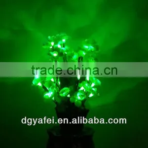 Indoor Lighted LED Fake Orchid Bonsai Tree thumbnail-1