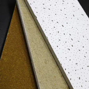 Acoustic Mineral Fiber Ceiling Suspended False Ceiling for Ceiling Tile thumbnail-5