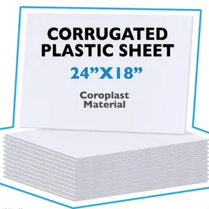Carteles personalizados de patio de coroplast para exteriores – Paneles de plástico corrugado resistentes a las inclemencias del tiempo de 4 mm y 18x24 thumbnail-4