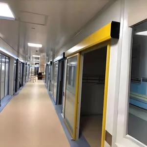 Automatic Airtight Door Hermetic Door Hospital Hermetically Sealed Glass Sliding Door thumbnail-2