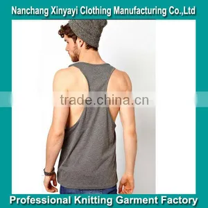 Tank Top China Wholesale / Gym Singlets 100% Cotton / Racer Back Tank Tops Wholesale thumbnail-1