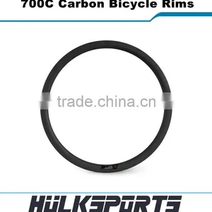 Wholesale Carbon Bike Tubular Rim 38mm Profile 700c Carbon Bicycle Rims 16-36 Holes Road Bicycle Wheels Quality Choice thumbnail-2
