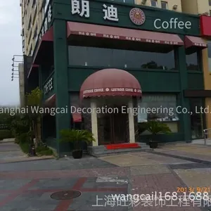 Supply of Sunshades, Retractable Awnings, Fixed Sunshades, French-style Canopies, and Aluminum Alloy Canopies for Nanshan Hugo Villa in Shanghai thumbnail-3