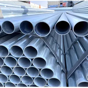 Hot Dip Galvanized Steel Pipe GI Tube 1/2 Inch To 8 Inch Galvanized Pipe for Fence Post Solar Bracket thumbnail-5