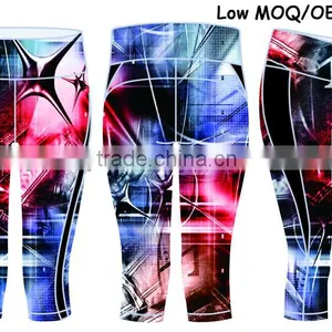 Custom Women Capri Pants, Workout Ladies Capri Leggings thumbnail-1