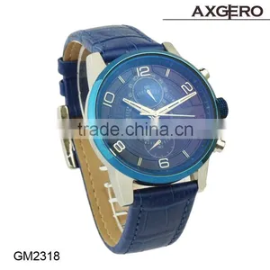 2015 New Arriving Geneva Quartz Watch Japan Movt Leather Strap Watch Charm Watch thumbnail-1