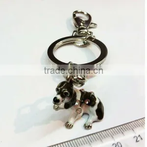 Promotional Dog Metal Keychain With Epoxy thumbnail-1