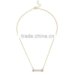Crystal Gem Multi Wrapped Wire Chakra Stone Pendant Choker Jewellery Necklace thumbnail-1