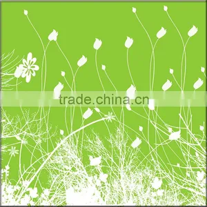 Abstract Flowers Oil Painting Group Painting 3pannels B-405 thumbnail-2