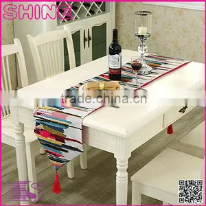 European Customized Size Modern Simple Colorful Nylon Table Runners thumbnail-1