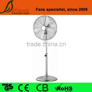 Antique Electric Stand Fan Stainless Steel thumbnail-1