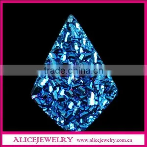 Small Grain Agate Druzy Drusy Cabochon Semi-precious Gemstone From China thumbnail-1
