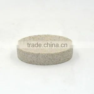 Lattice Pattern Polyresin Sandstone Bathroom Accessories Set thumbnail-4